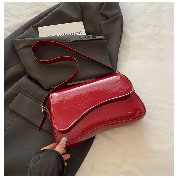 Small Square Shoulder Bag For Work And Commuting Worn Under The Arm - Eshtree