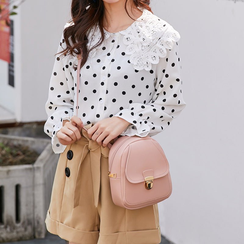 Soft leather mini backpack - Eshtree