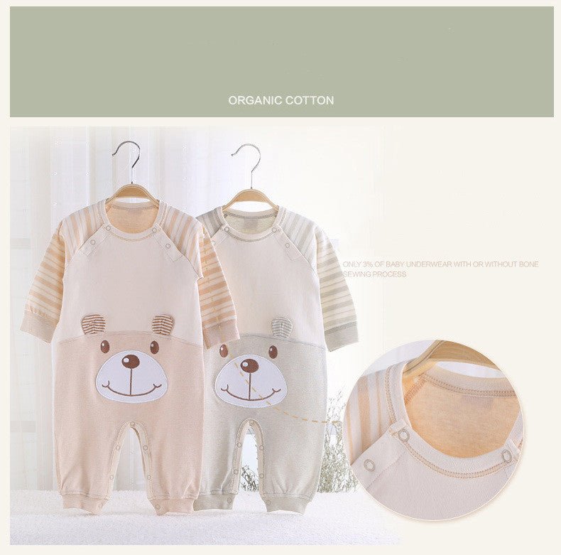 Spring And Autumn Thin Newborn One - Piece Clothes - Eshtree