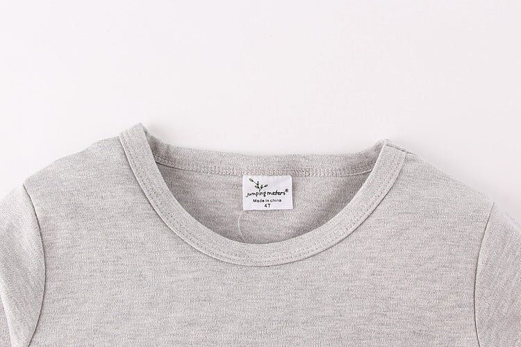 Spring Combed Cotton Long - Sleeved Boy T-Shirt - Eshtree