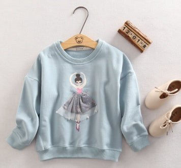 Spring new Korean children's clothing sweater plus velvet children's sweater cartoon casual girl sweater sports boy jacket - Eshtree