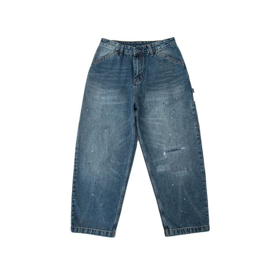 Spring New Versatile Loose Straight Washed Jeans - Eshtree