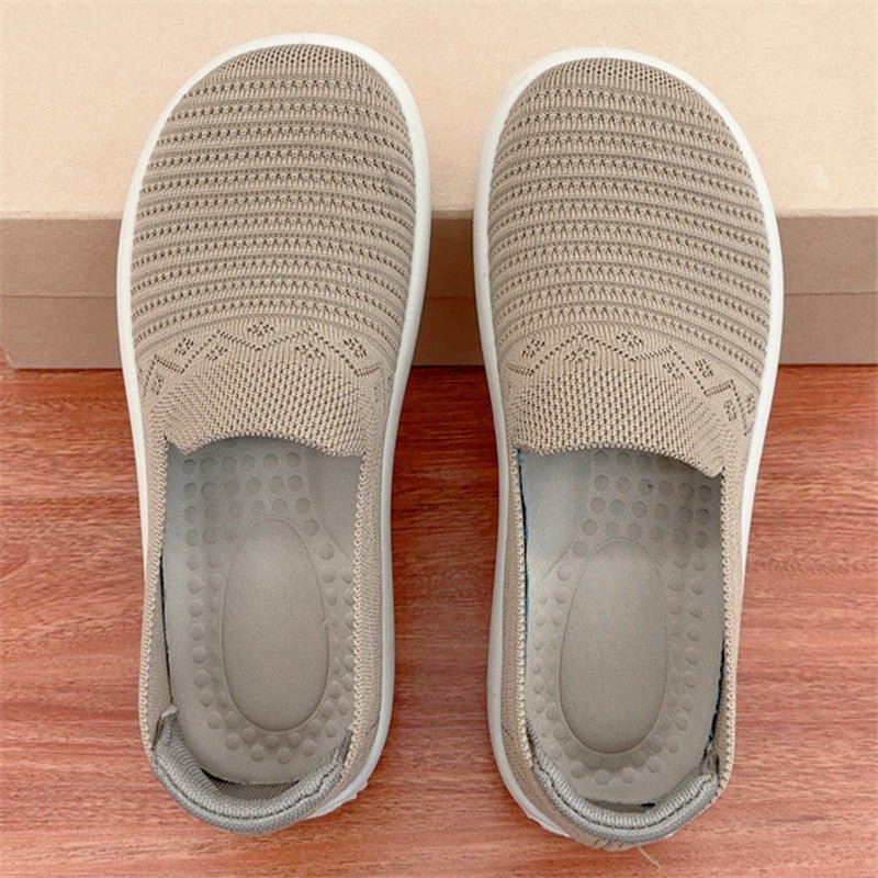 Spring Old Beijing Cloth Shoes Women Breathable Flat - Eshtree