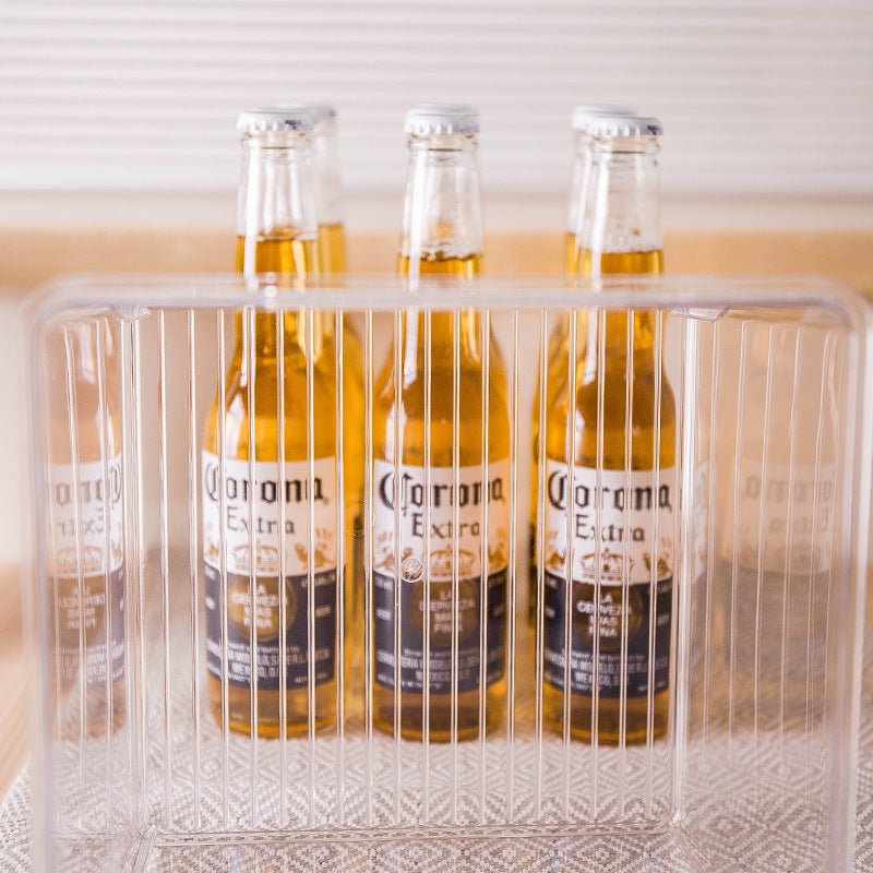 Square Kitchen Plastic Transparent Refrigerator Storage Box - Eshtree