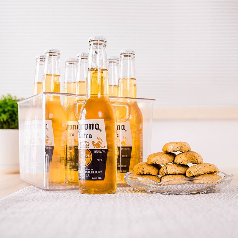 Square Kitchen Plastic Transparent Refrigerator Storage Box - Eshtree