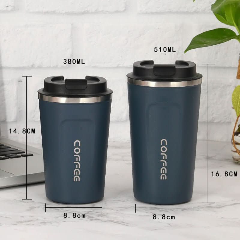 Stainless Steel Coffee Cup Double Vacuum Cup Outdoor Leisure Mug - Eshtree
