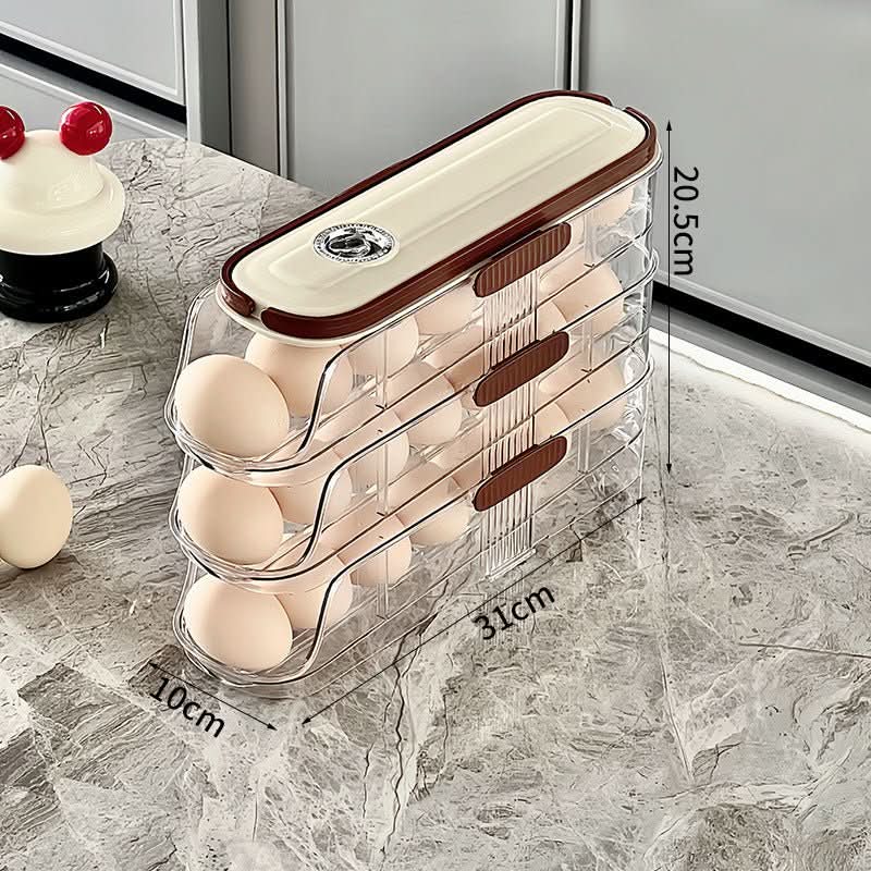 Storage Box Kitchen Refrigerator Multi - layer Transparent Egg Holder - Eshtree