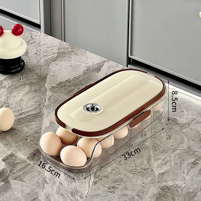 Storage Box Kitchen Refrigerator Multi - layer Transparent Egg Holder - Eshtree