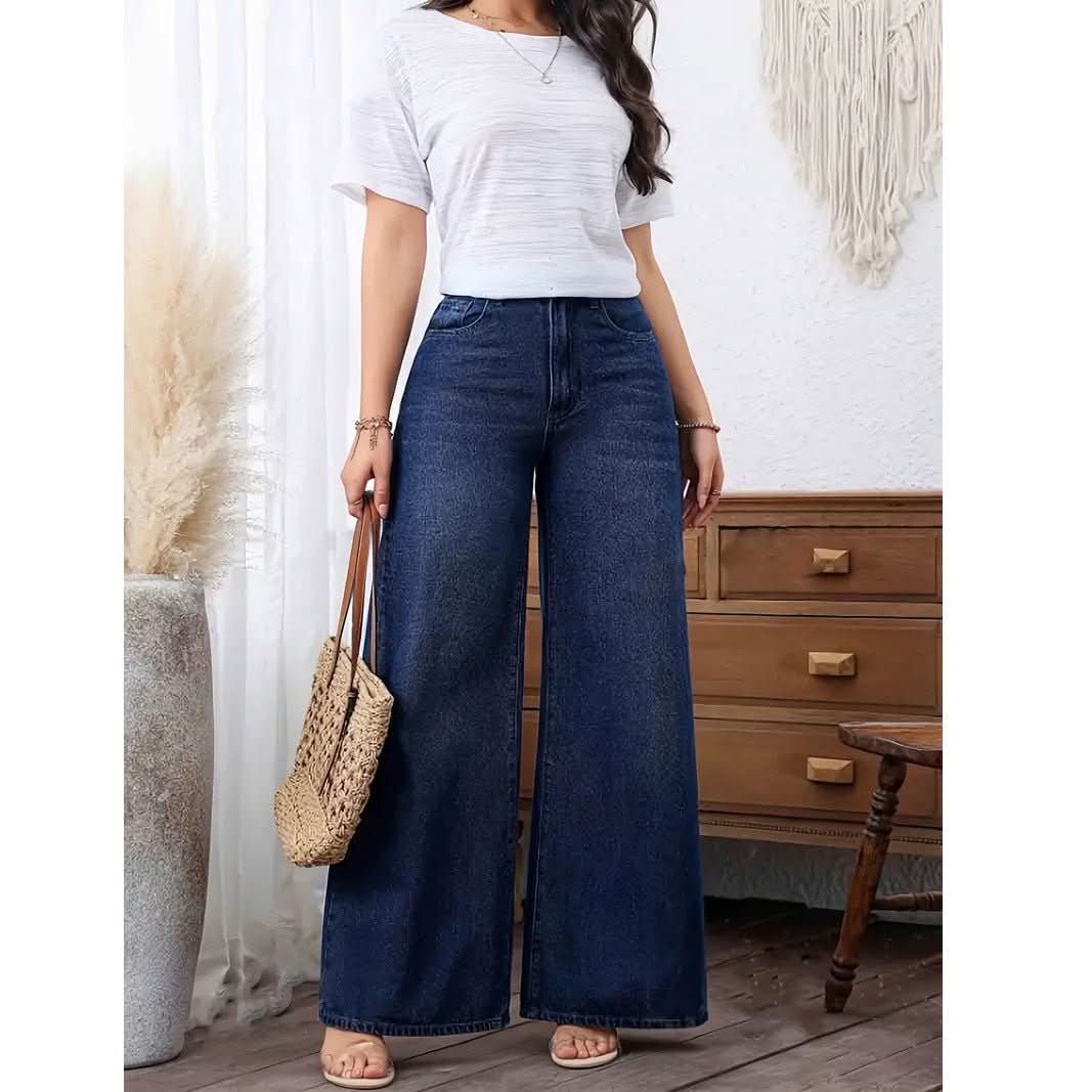 Straight - leg Pants Casual Stretch Jeans - Eshtree