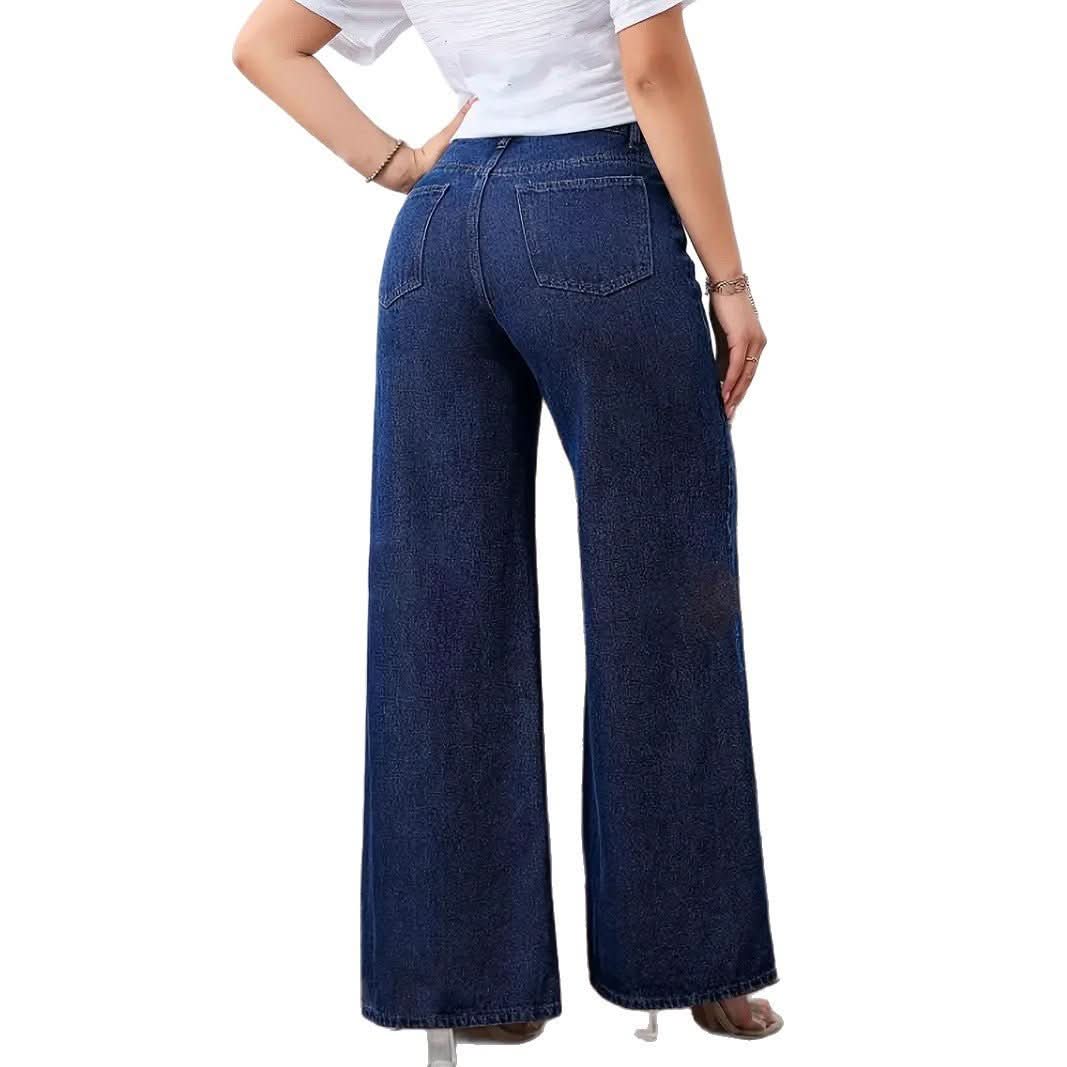 Straight - leg Pants Casual Stretch Jeans - Eshtree