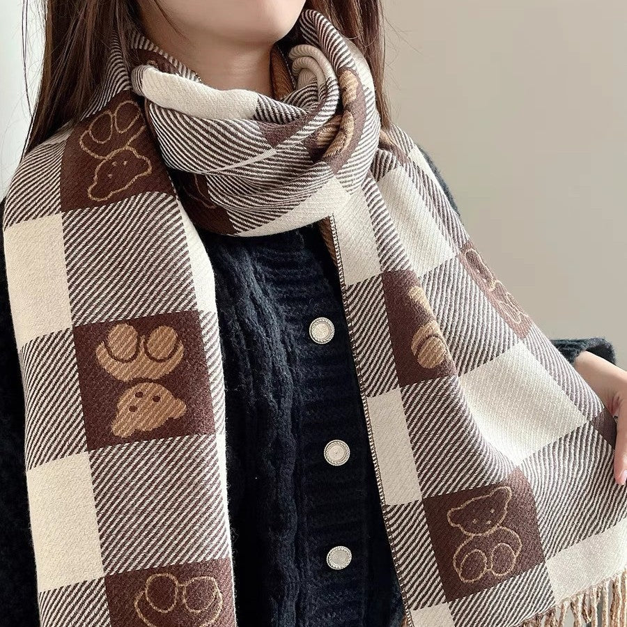 StylishVersatile And Warm Womens Faux Cashmere Scarf For Fall And Winter - Eshtree