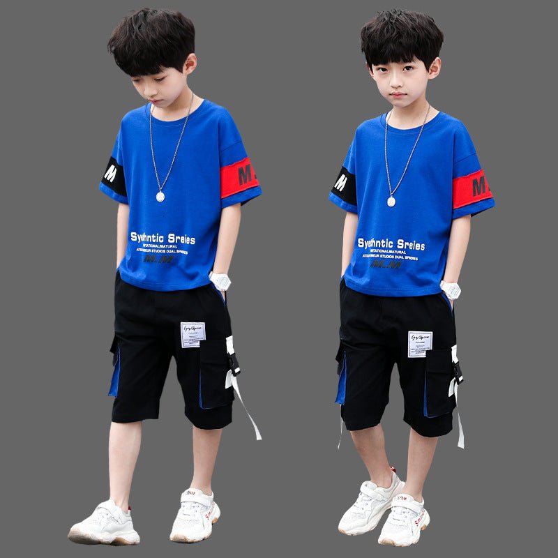 Summer Foreign Boy Handsome, Big Boy Two - piece Korean Style Trend - Eshtree