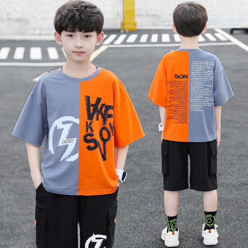 Summer Foreign Boy Handsome, Big Boy Two - piece Korean Style Trend - Eshtree