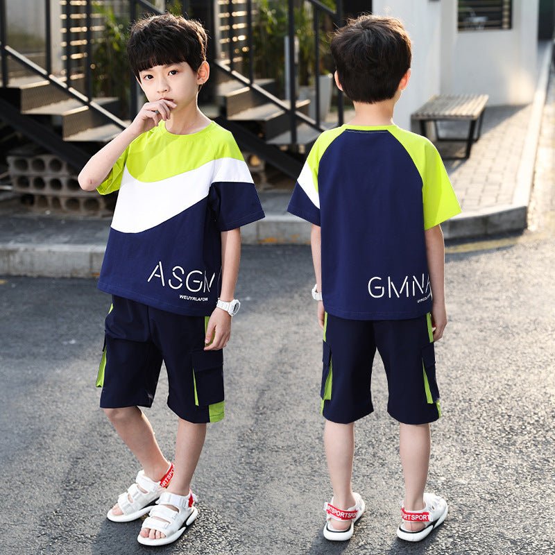 Summer Foreign Boy Handsome, Big Boy Two - piece Korean Style Trend - Eshtree