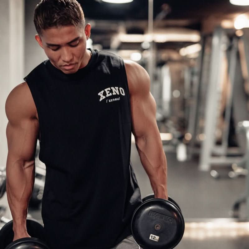 Summer Men's Sleeveless Fitness T-shirt Training Vest - Eshtree