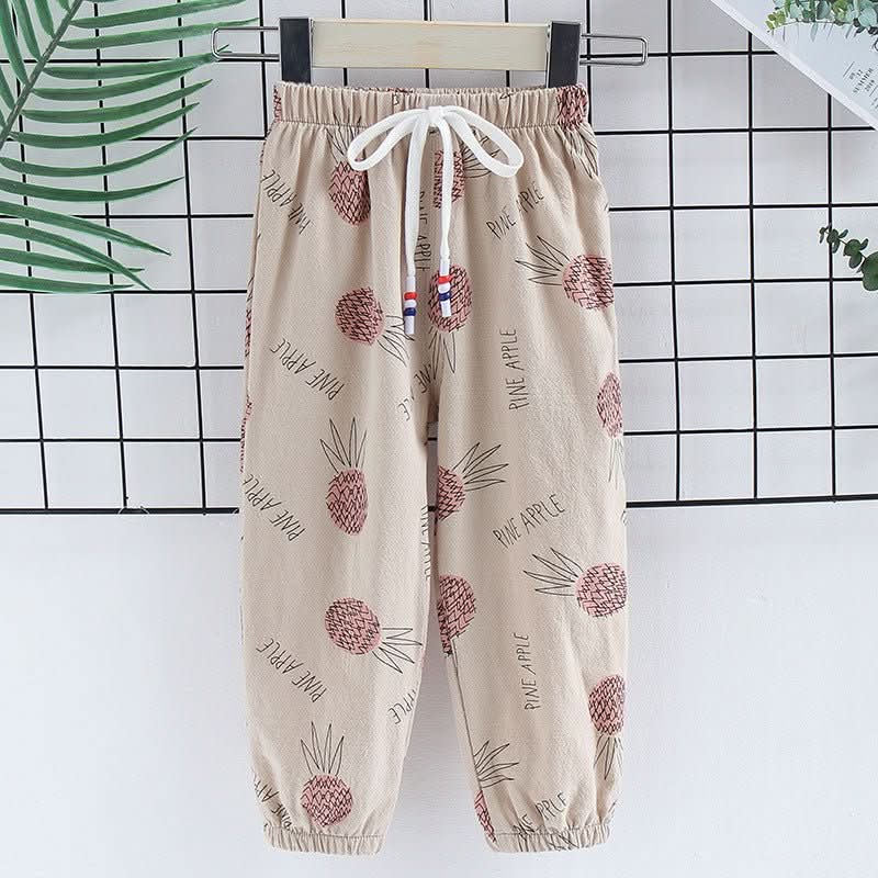 Summer New Korean Children's Clothing Children's Mosquito Pants, Western - Style Printed Casual Pants For Boys And Girls - Eshtree