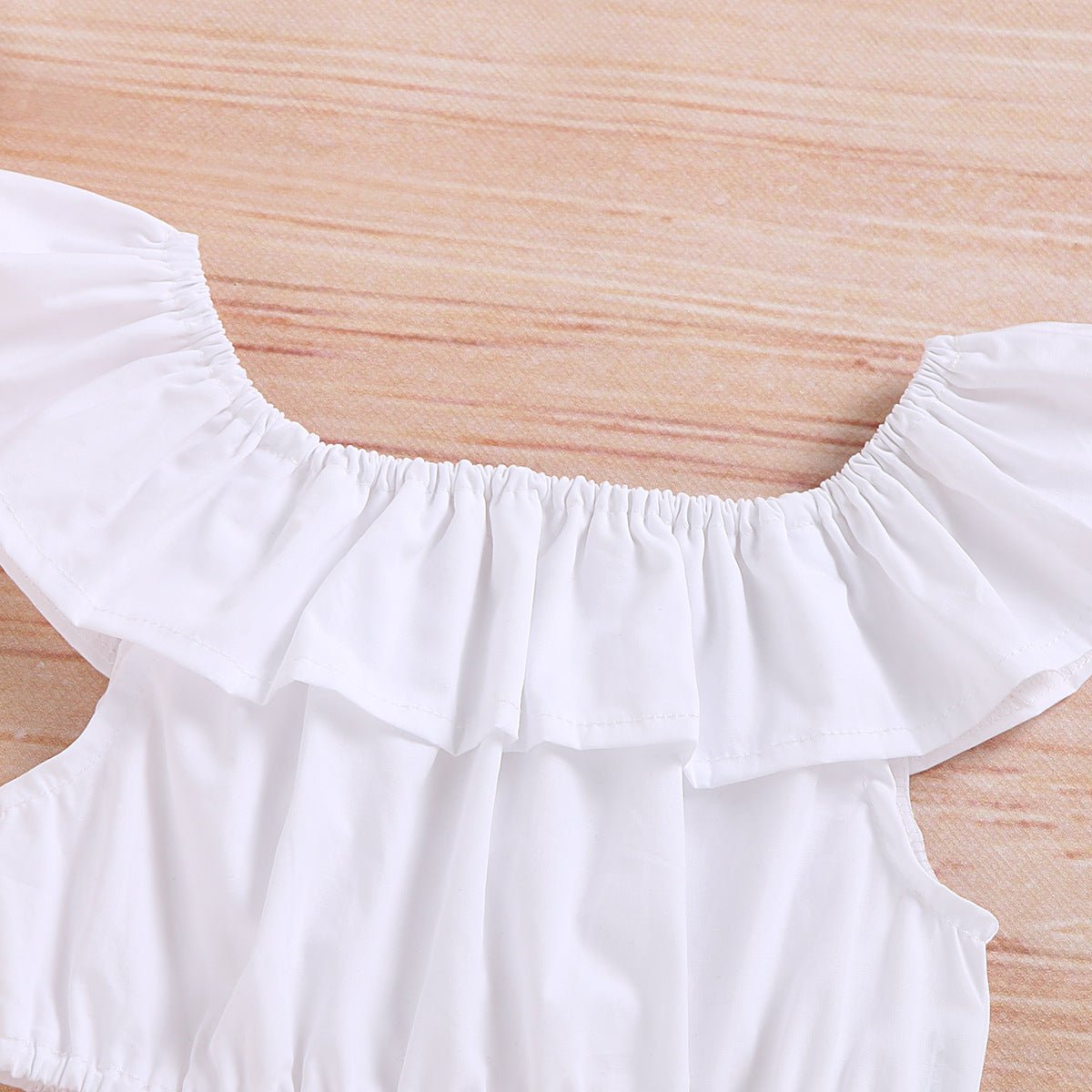 Summer No Hooded Suit Solid Cotton Children Clothing - Eshtree