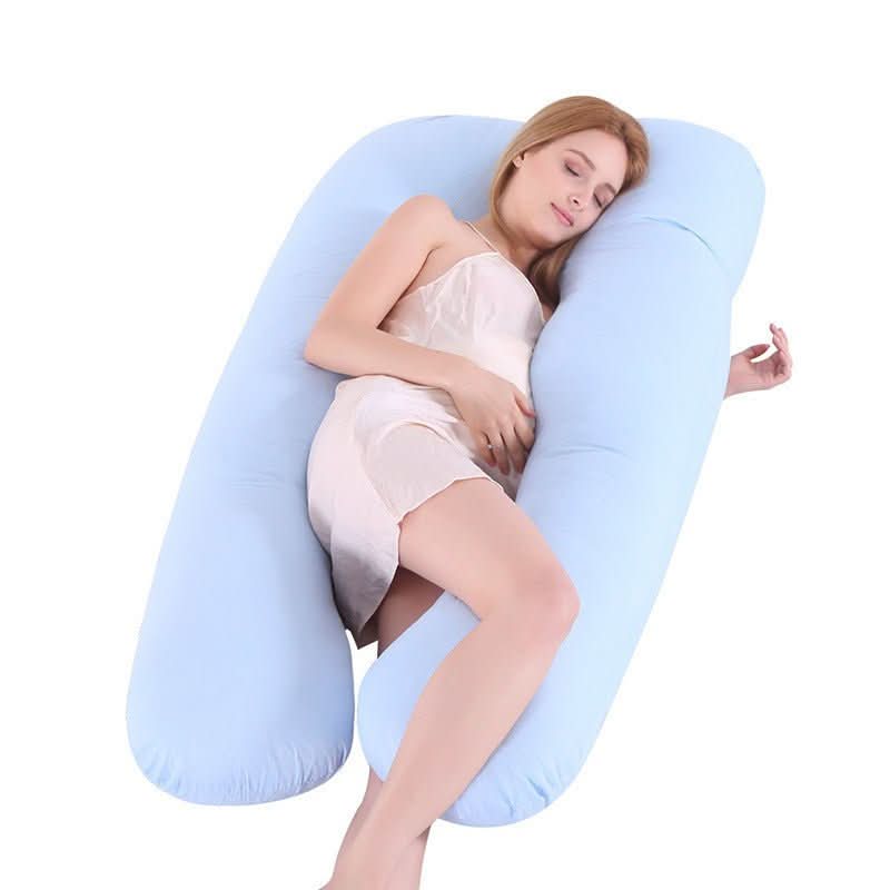 Summer Sleeping Support Pillow For Pregnant Women U Shape Maternity Pillows Pregnancy Ice Silk - Eshtree