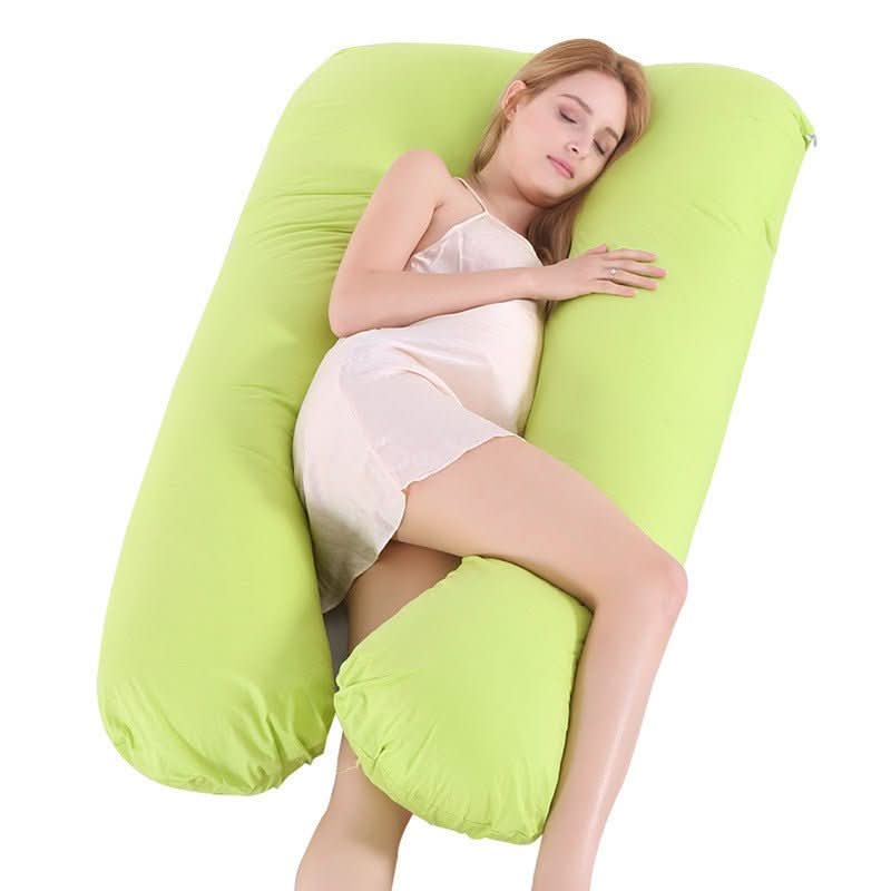 Summer Sleeping Support Pillow For Pregnant Women U Shape Maternity Pillows Pregnancy Ice Silk - Eshtree