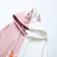 Sweet and versatile love rabbit hair Hoodie - Eshtree