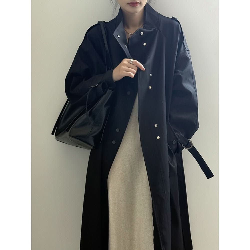 Temperament Commute Trench Coat For Women Autumn - Eshtree