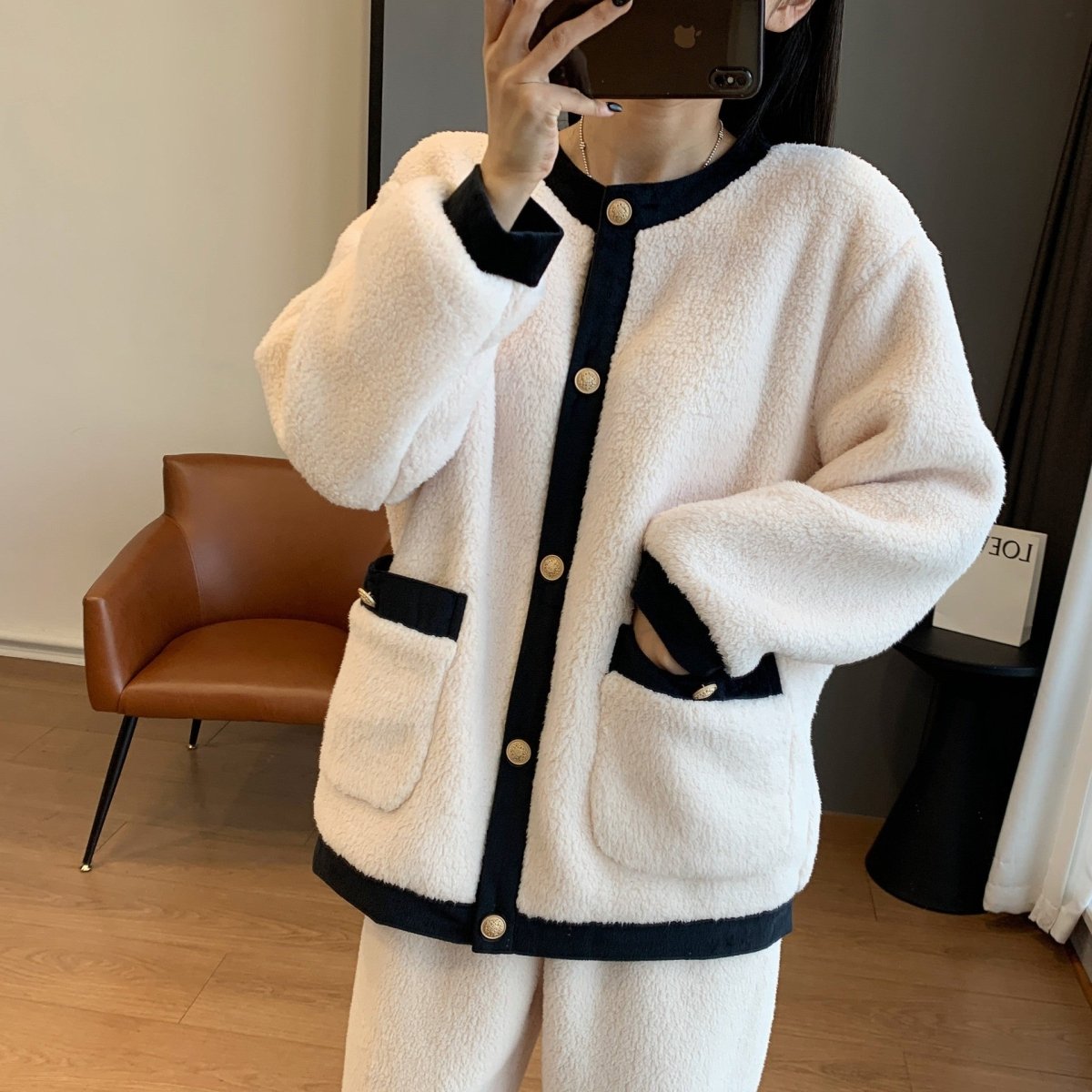 Texture Soft Glutinous Little Fragrant Pajamas Suit For Women - Eshtree