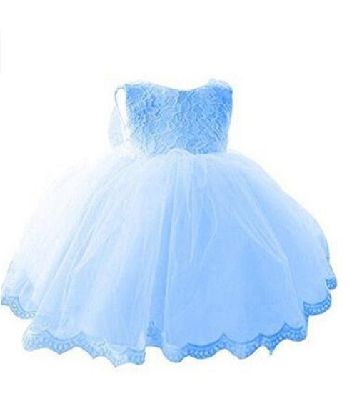 The new baby Bow Dress Dress Age 0 - 2 years old baby full moon child gauze skirt - Eshtree
