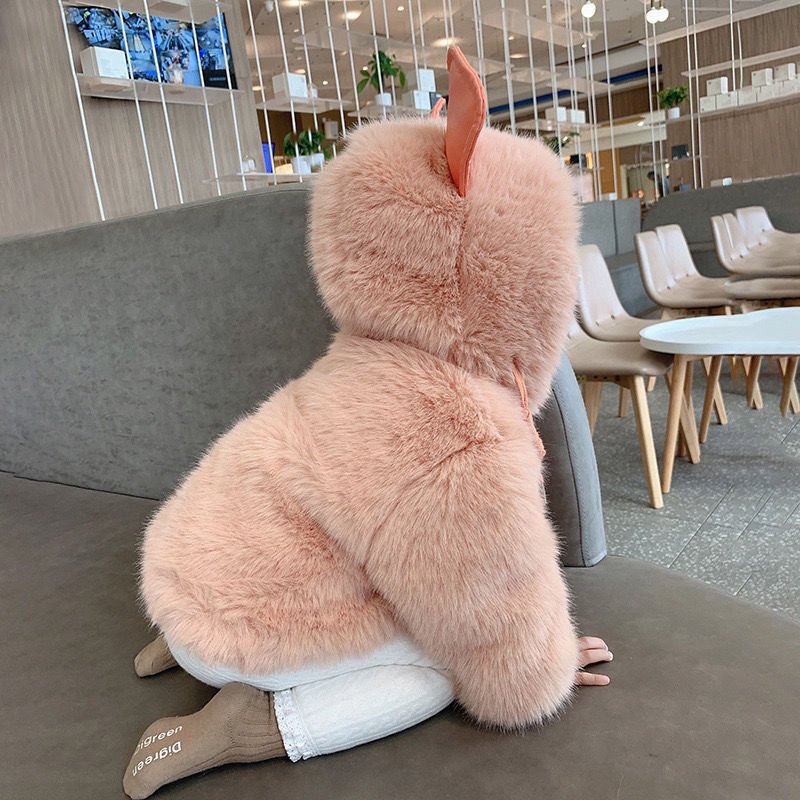 Thickened Little Girl Hooded Children's Jacket - Eshtree