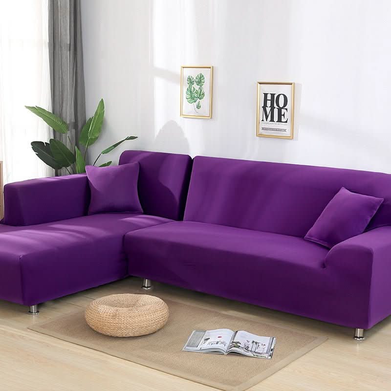 Tight Wrap Sofa Cover Elastic 2 Pieces Sofa Cover - Eshtree