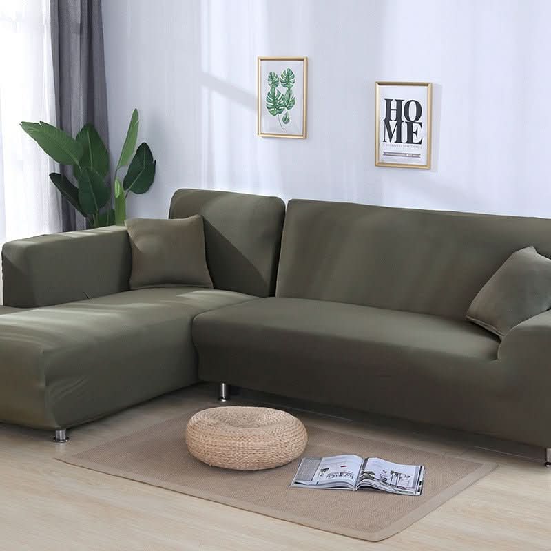 Tight Wrap Sofa Cover Elastic 2 Pieces Sofa Cover - Eshtree