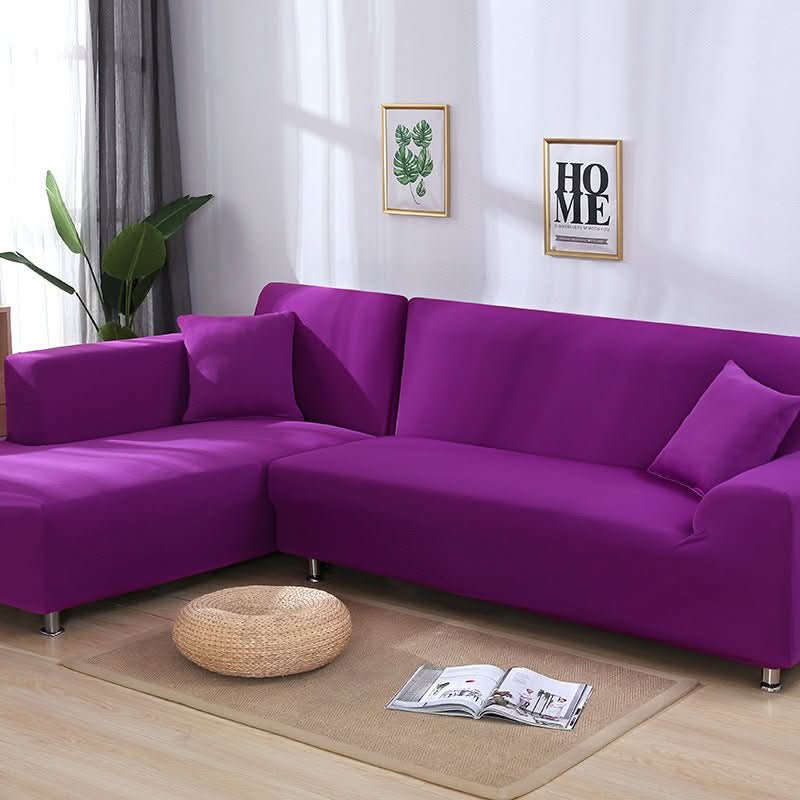Tight Wrap Sofa Cover Elastic 2 Pieces Sofa Cover - Eshtree