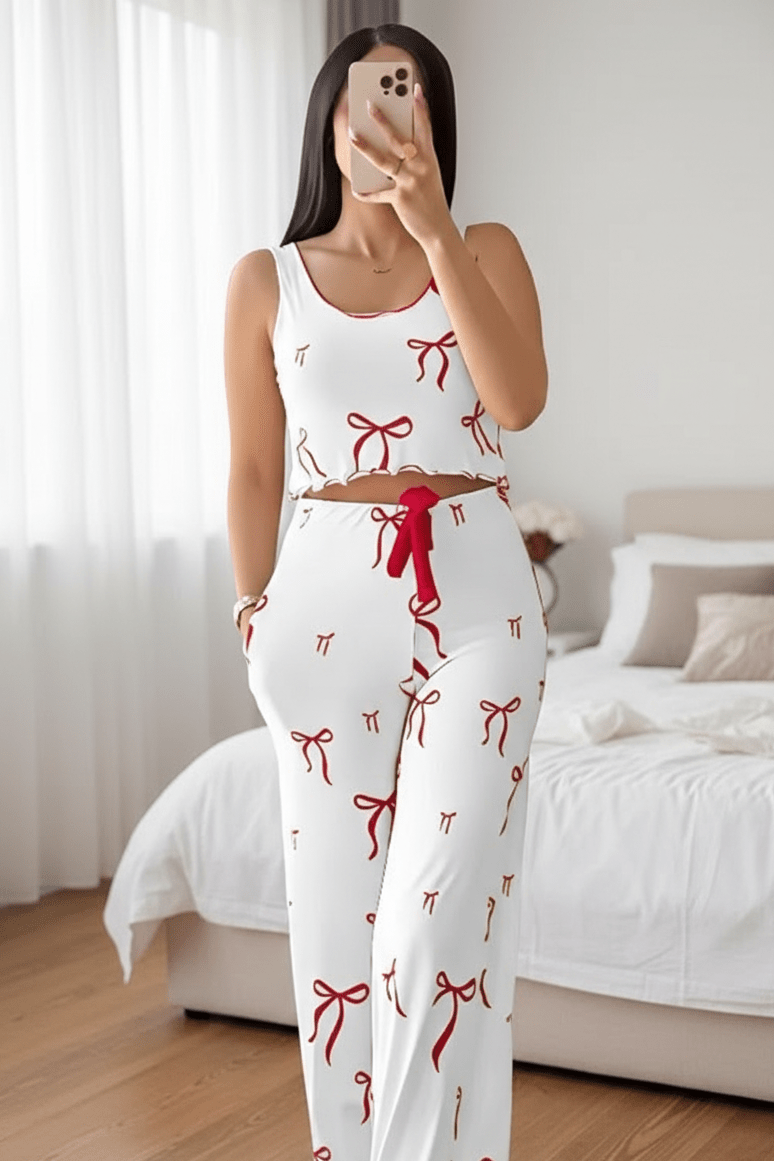 طقم بيجامة نسائي للبيت عصري و جذاب - Eshtree