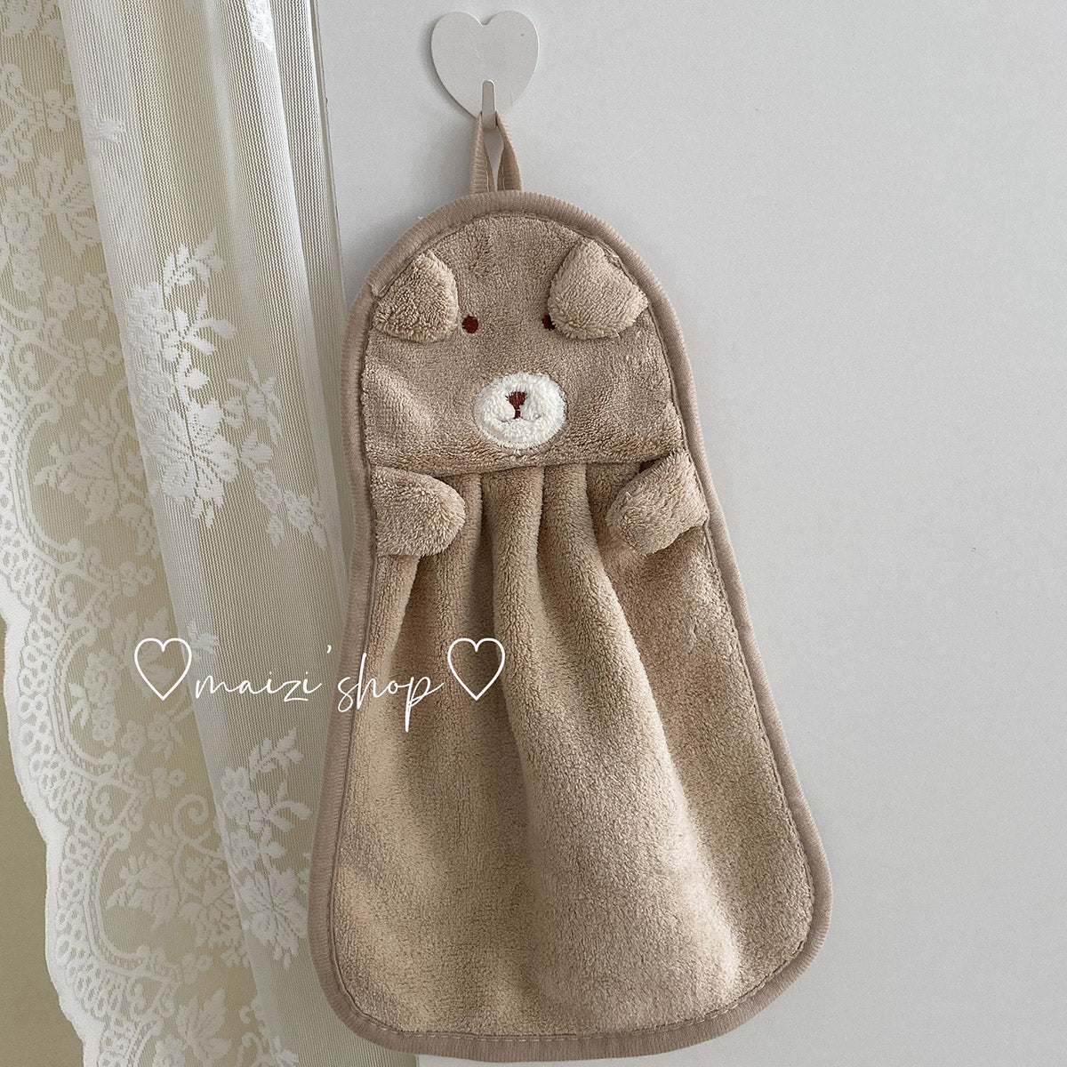 Towels Can Hang Coral Fleece Absorbent Towels To Wipe Face Bathroom Children - Eshtree