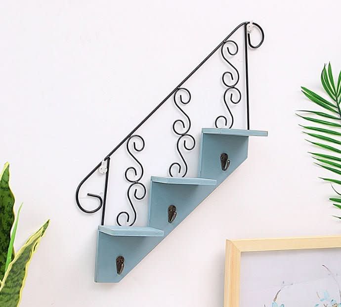 Trapezoidal hook wall decorative flower stand living room wholesale - Eshtree