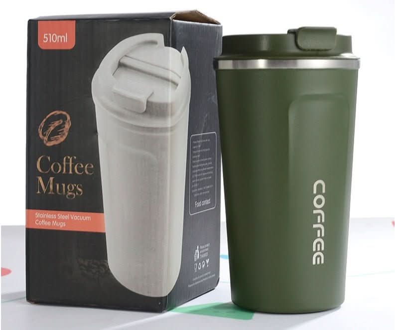 Travel Office Car Stainless Steel Thermal Vacuum Coffee Mug - Eshtree