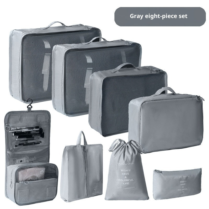 Travel Storage Bag 8 - Piece Set Suitcase Clothing Organizer - Eshtree