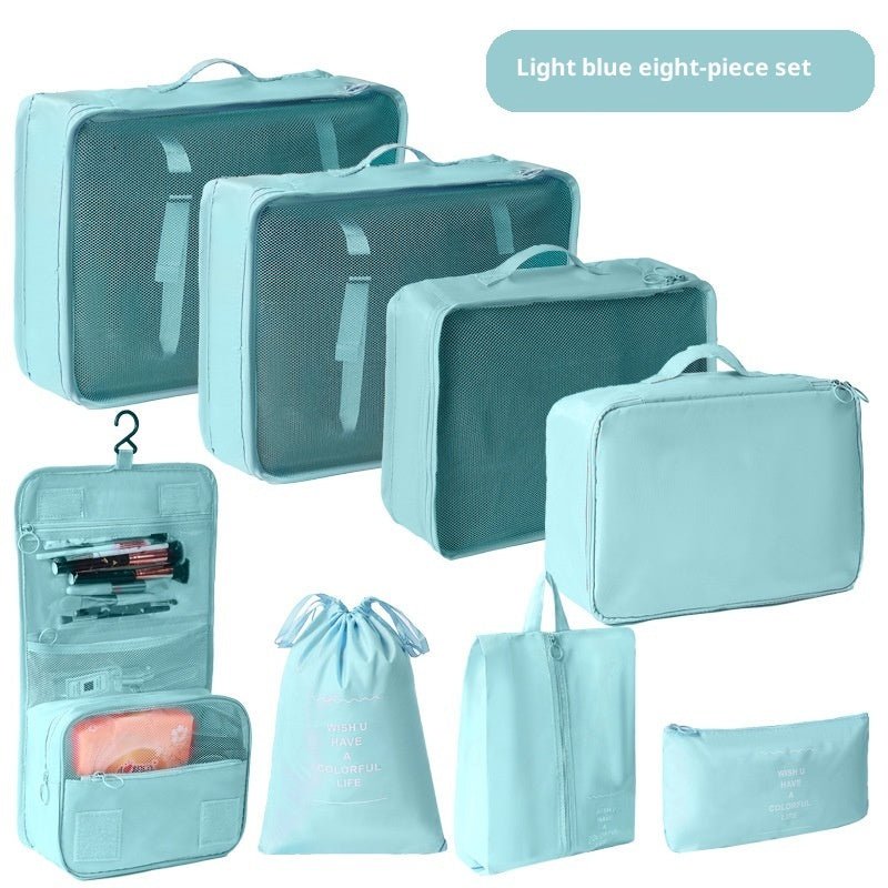 Travel Storage Bag 8 - Piece Set Suitcase Clothing Organizer - Eshtree