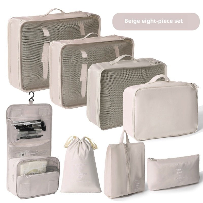 Travel Storage Bag 8 - Piece Set Suitcase Clothing Organizer - Eshtree