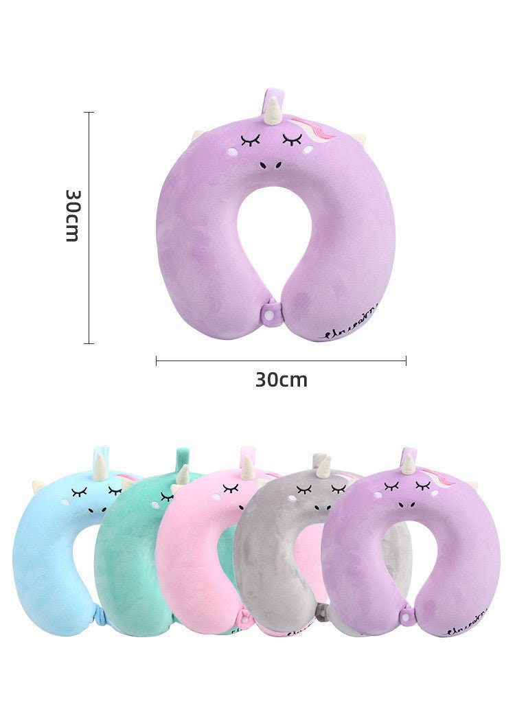 U - shaped Pillow Slow Rebound Memory Foam Neck Pillow Car Travel Afternoon Nap Pillow - Eshtree