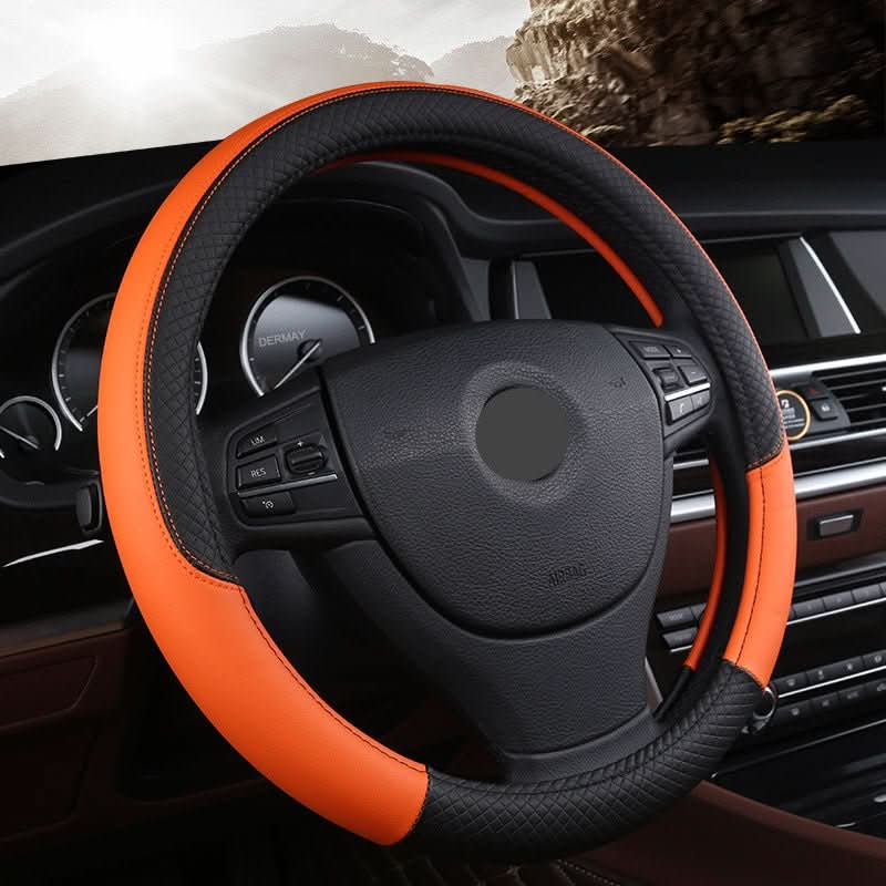 Universal Leather Car Steering Wheel Cover - Eshtree