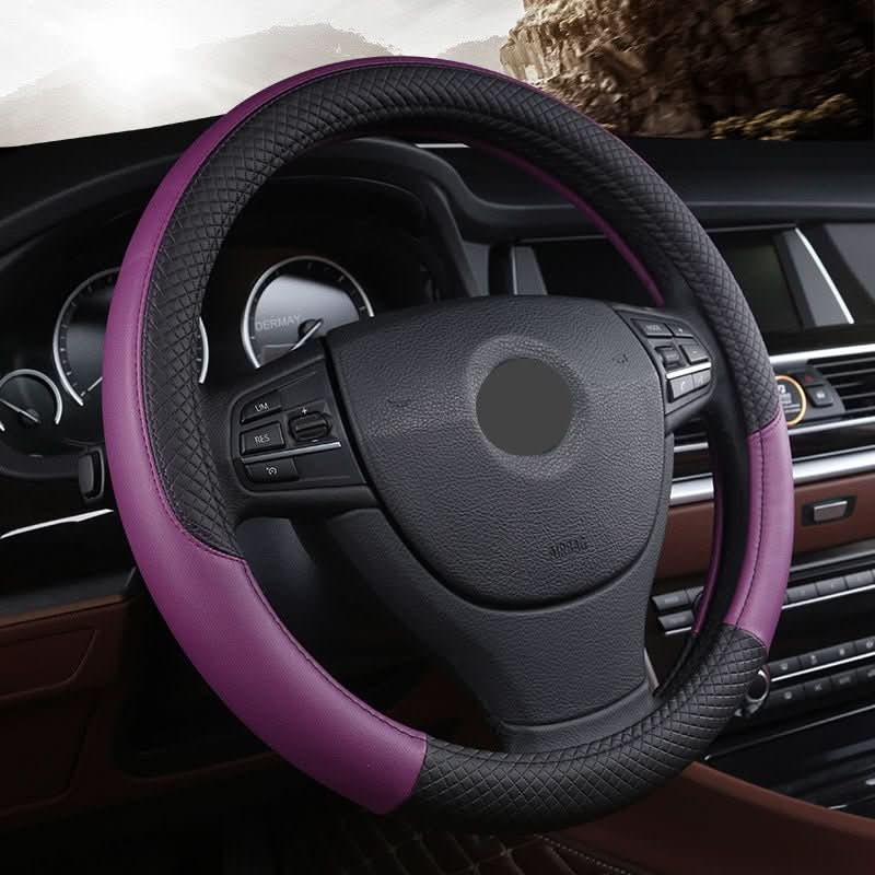 Universal Leather Car Steering Wheel Cover - Eshtree