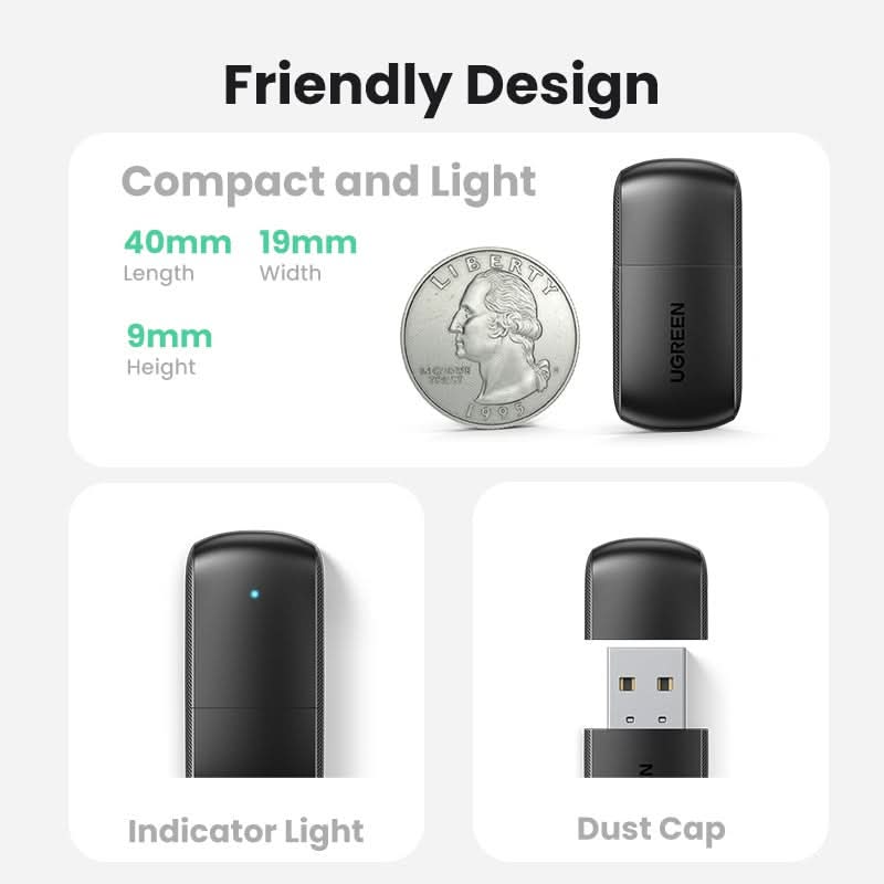 Usb Wireless Network Card Computer Wifi Receiver - Eshtree