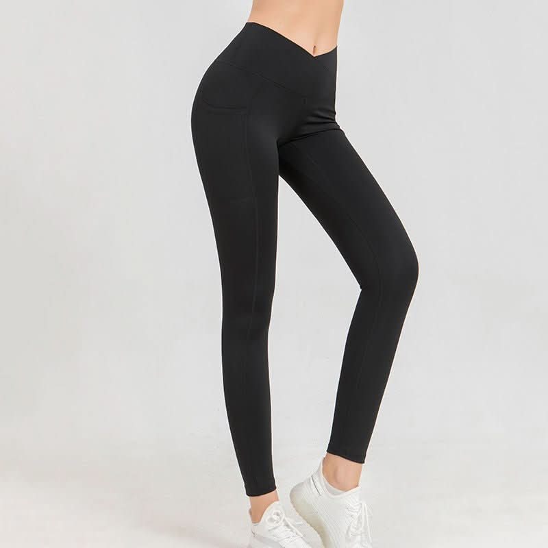 V Waist Tight Yoga Pants Women Compound - Eshtree