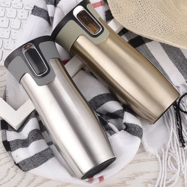 Vacuum Insulated Stainless Steel Travel Mugs Water Flask Thermal Tea Bottle - Eshtree