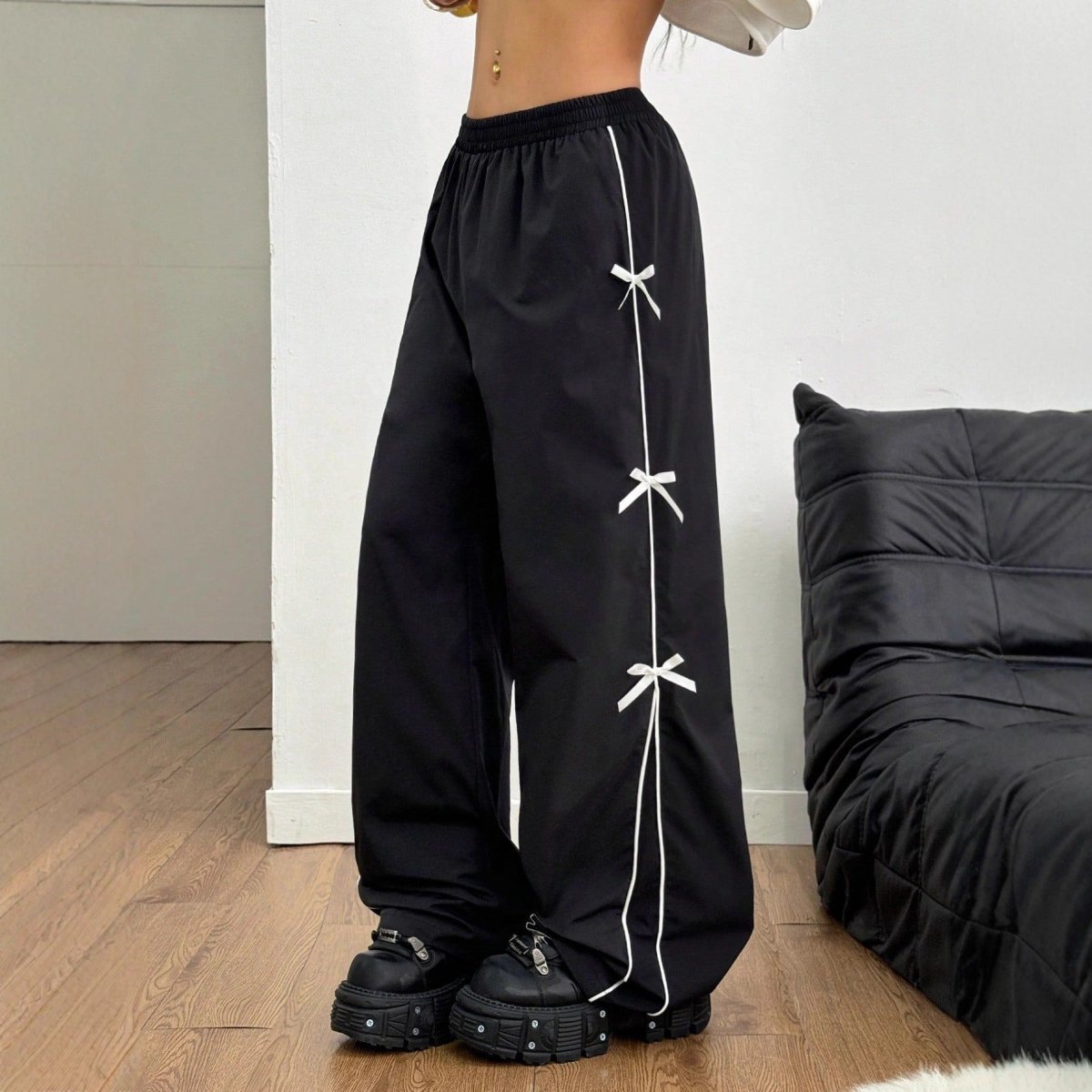 Versatile Relaxed - fit Design - forward Straight - leg Pants - Eshtree