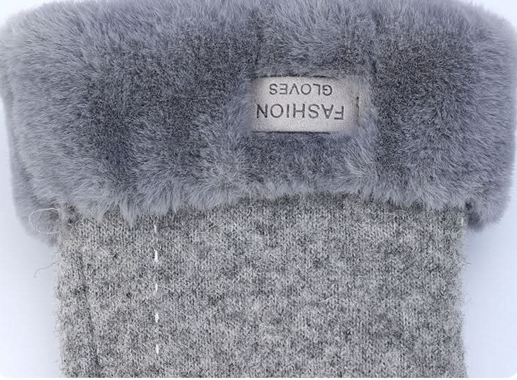 Warm Korean Style Cute Driving Touch Screen Cashmere Gloves - Eshtree
