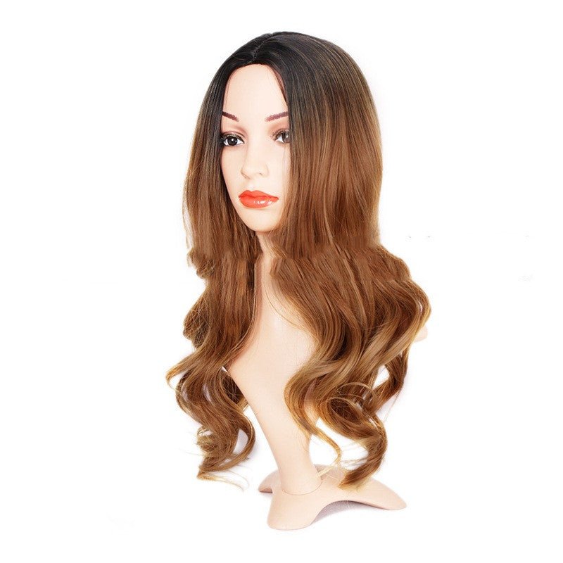 Wig foreign trade wig female gradient chemical fiber wig wig - Eshtree