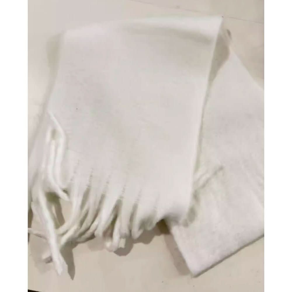 Winter Macaron Color Thickened Mohair Large Scarf - Eshtree