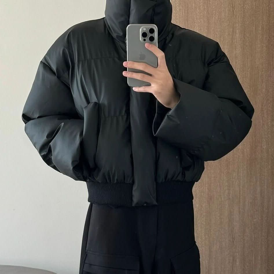 Winter Short PU Leather Coat Male - Eshtree