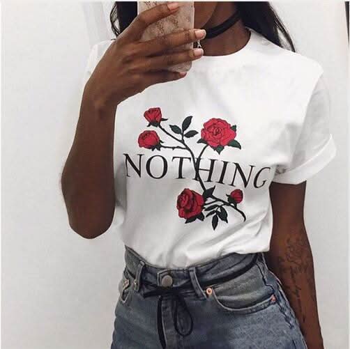 Women Summer Casual Blouse Shirt Loose T-Shirts Tops - Eshtree
